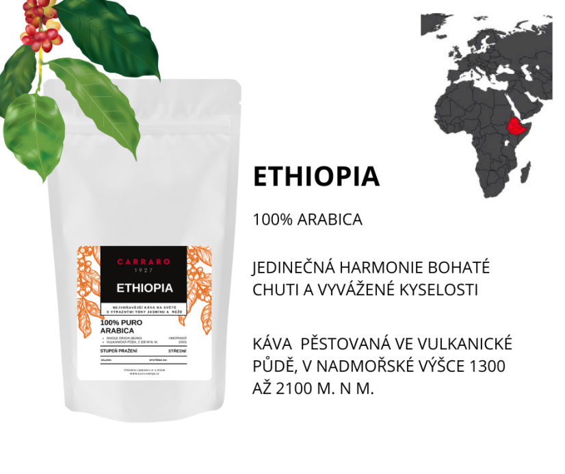 Degustační sada zrnkové kávy, SINGLE ORIGIN, 3x 150g - Barva obalu: Bílá