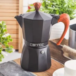 Moka konvička, G. A. T. Italia, černá