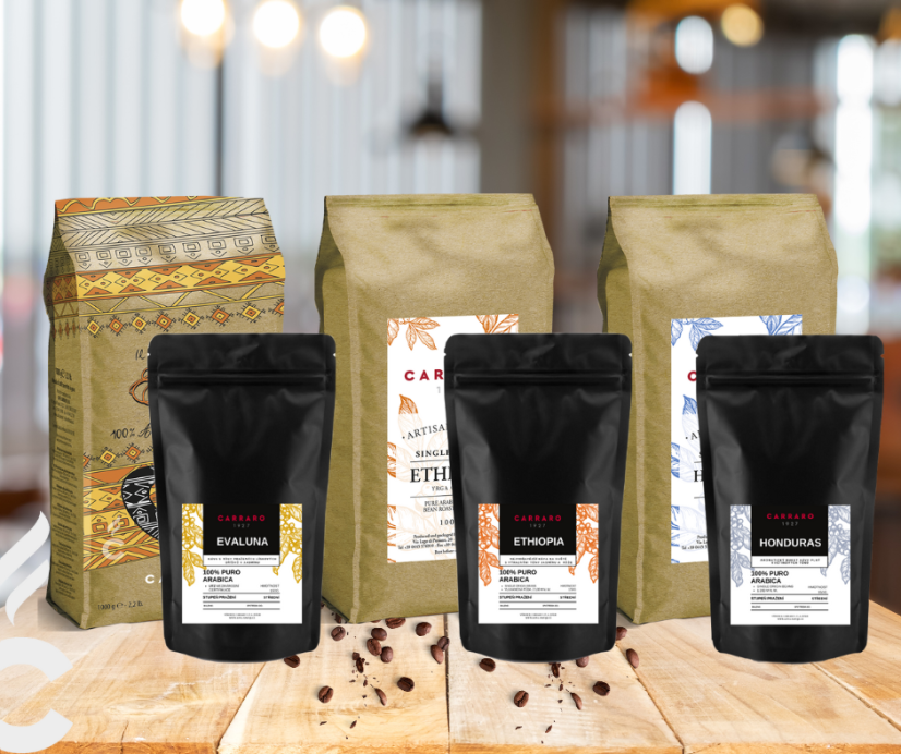 Degustační sada zrnkové kávy, SINGLE ORIGIN, 3x 150g
