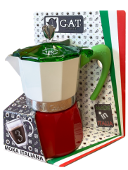 Moka konvička TRICOLORA, G. A. T. Italia,