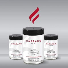 CARRARO 1927, 100% Arabica, zrnková káva 250 g