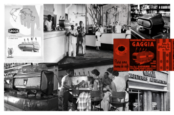 1955: Začíná celosvětové šíření espresso kávovarů. 1955: Začíná celosvětové šíření espresso kávovarů.
