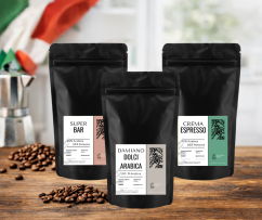 Degustační sada - řada PREMIUM, zrnková káva 3x150g