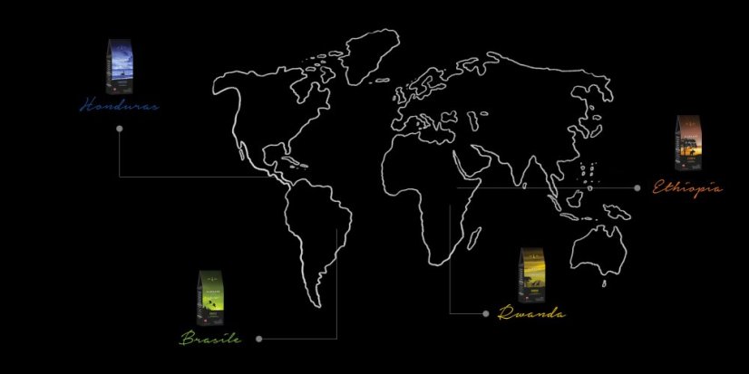 Dárkový balíček, single origin, Honduras + Ethiopia