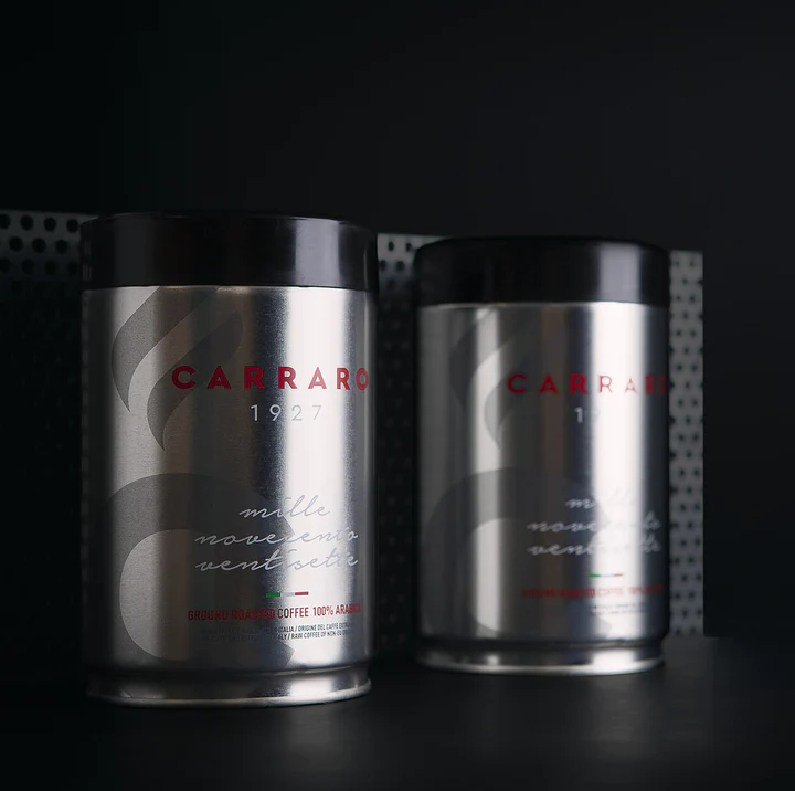 CARRARO 1927, 100% Arabica, mletá káva 250 g